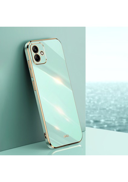 Samsung Galaxy A05 4g Elektrokaplanmış Altın Kenar Tpu Cep Telefonu Kapağı (Yurt Dışından) indirimleri