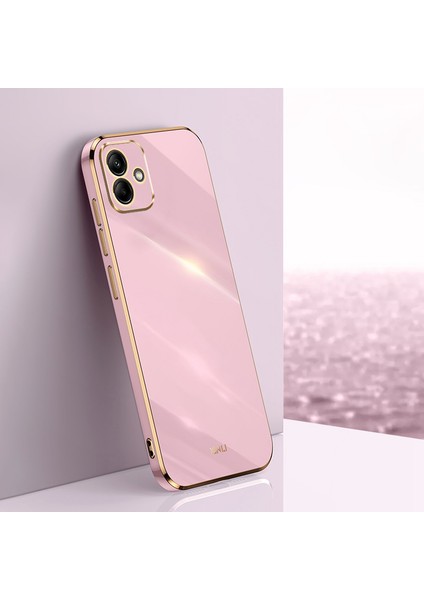 Samsung Galaxy A05 4g Elektrokaplanmış Altın Kenar Tpu Cep Telefonu Kapağı (Yurt Dışından) indirimleri