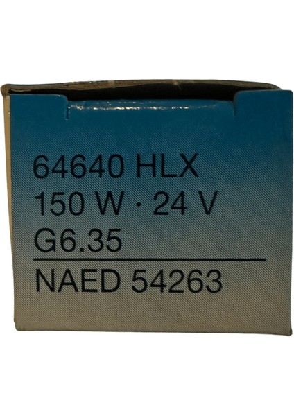 64640 150W 24V G6.35 Duylu Fcs Halojen Ampul (8 Adet)