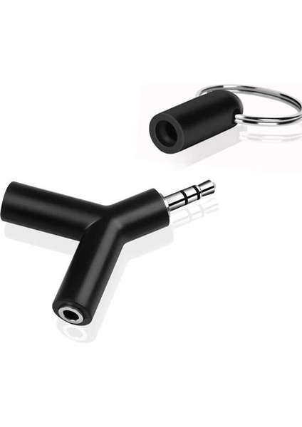 3.5 mm Kulaklık Stereo Çoklayıcı Çoğaltıcı Switch Splitter Anahtarlık Adaptör fiyatları