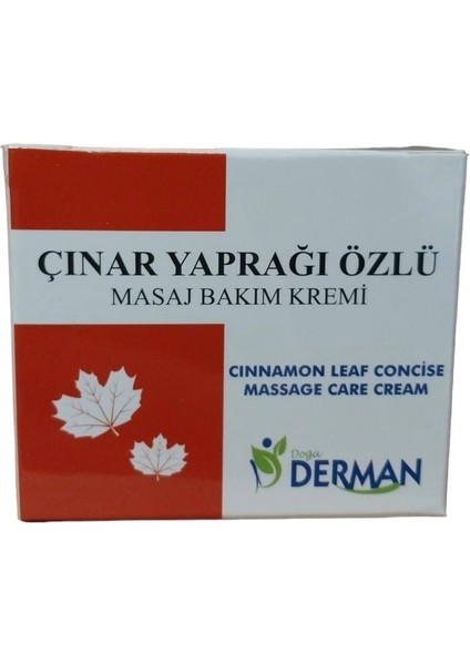 Çınar Yaprağı Özlü Masaj Kremi