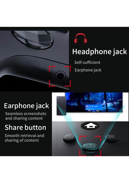 Xbox 9. Nesil Kablosuz Gamepad Kırmızı 2.4g fırsatları
