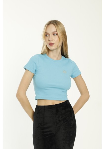 Bayan Crop T-Shirt modelleri