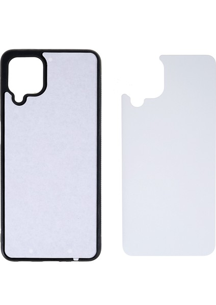 Samsung Galaxy A12 Tpu+Pc+Alüminyum Sac Telefon Kapağı Isı Transfer Baskı Telefon Kılıfı (Yurt Dışından)