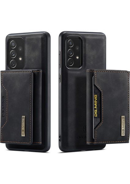 Çıkarılabilir Cüzdan Telefon Kılıfı 2-1 Arada Kablosuz Şarj Samsung Galaxy A73 5g-Black Için Her Şey Dahil Hibrid Telefon Koruyucusu (Yurt Dışından)