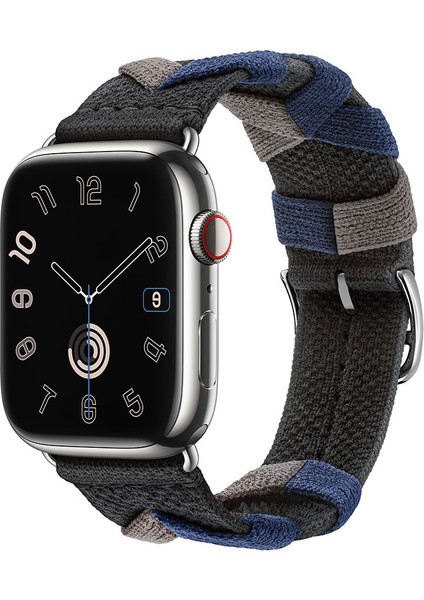 El Yapımı Kayış Apple Saat Uyumlu BANDI38-40-41MM Örgülü Saat Kayışı Hms 2024