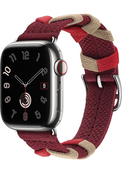 El Yapımı Kayış Apple Saat Uyumlu BANDI42-44-45-49MM Örgülü Saat Kayışı Hms 2024