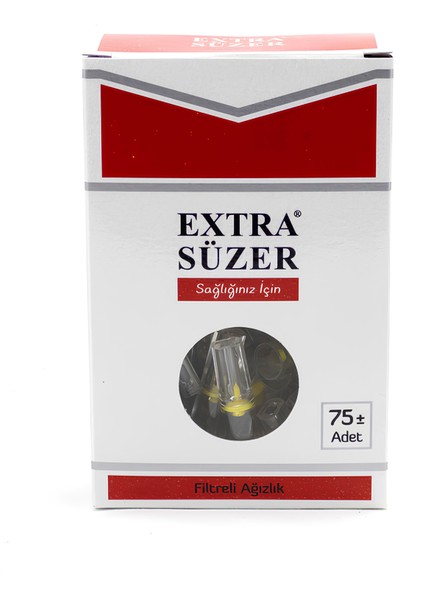 Smocer Extra Süzer Sağlığınız İçin 8 mm Klasik Sigaralar Için Filtre Ağızlığı 12X75  900'LÜ Paket