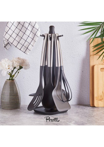 Perotti Parça Standlı Servis Seti 7 Parça