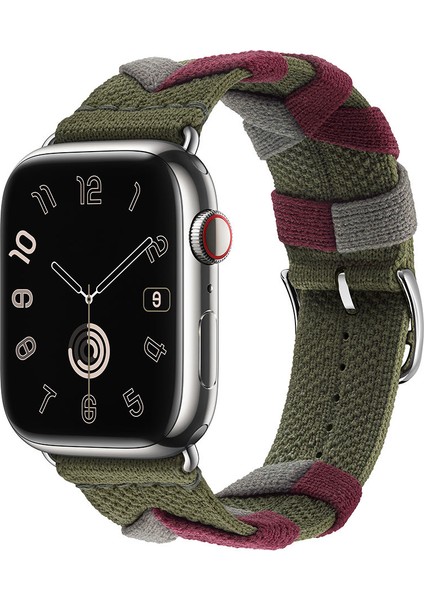 El Yapımı Kayış Apple Saat Uyumlu BANDI42-44-45-49MM Örgülü Saat Kayışı Hms 2024 fiyatları