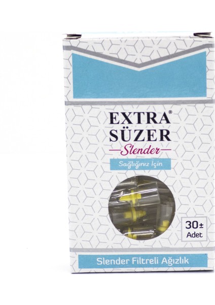 Smocer Extra Süzer Sağlığınız İçin Slender/Touch Sigaralar Için Filtre Ağızlığı (24X30) 720'LI Paket