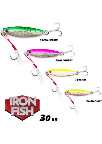 Iron Fish 30GR 72MM Jig Yem