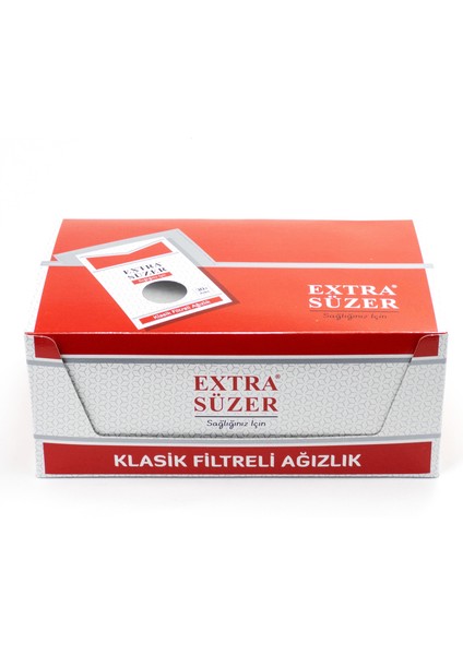 Smocer Extra Süzer Sağlığınız İçin 8mm Klasik Sigaralar Için Filtre Ağızlığı (24X30) 720'LI Paket