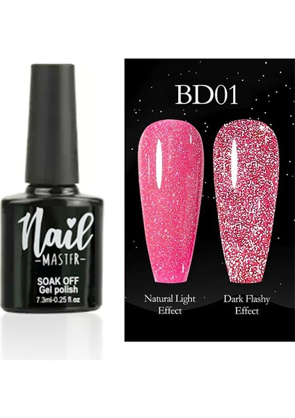 Nail Master Kalıcı Oje Flash Disco Club Serisi 7,3ml