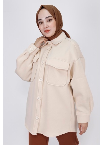 10360 3 Ip Kumaş Içi Pamuklu Cepli Ceket modelleri