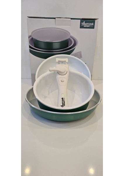 Amercook Bondy 4 Parça Pişirme Seti fiyatları