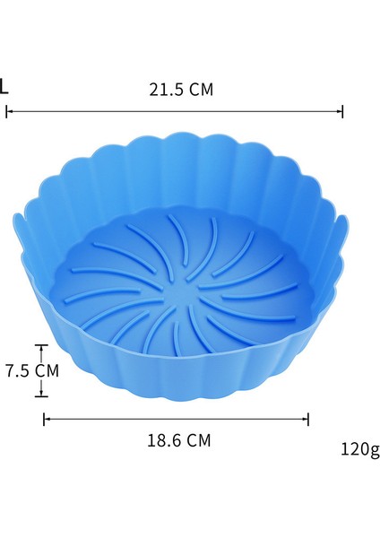 Air Fritöz Silikon Fırın Tavası Büyük (Yurt Dışından)