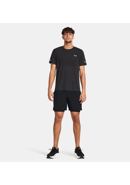 Under Armour Launch 7 2-In-1 S Erkek Siyah Şort 1382641-001