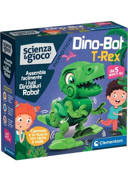 Dinobot T-Rex Robotik Laboratuvarı - Stem Öğrenme Macerası (5+ Yaş)