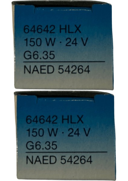 64642 Hlx 150W 24V G6.35 Fdv Mikroskop Lambası (2 Adet)