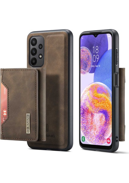 Samsung Galaxy A23 5g (Global Versiyon)/4g Anti-Slatch Anti-Drop Cüzdan Stili Manyetik 2'si 1 Arada Telefon Kasası Destek Kablosuz Şarj Kabuk Kablosu (Yurt Dışından)