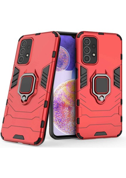 Samsung Galaxy A23 4g/5g (Global Versiyon), Yumuşak Tpu+Sert Pc Anti-Drop Koruyucu Kapak-Kırmızı (Yurt Dışından)