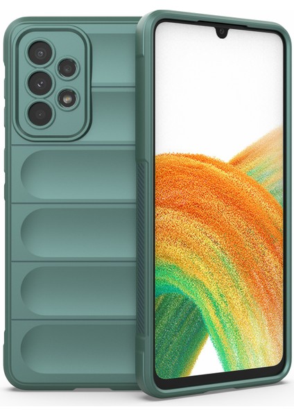 Samsung Galaxy A73 5g Için Cep Telefonu Kapak Çantası, Damla Dayanıklı Tpu Sağlam Telefon Vaka-Yeşil (Yurt Dışından)