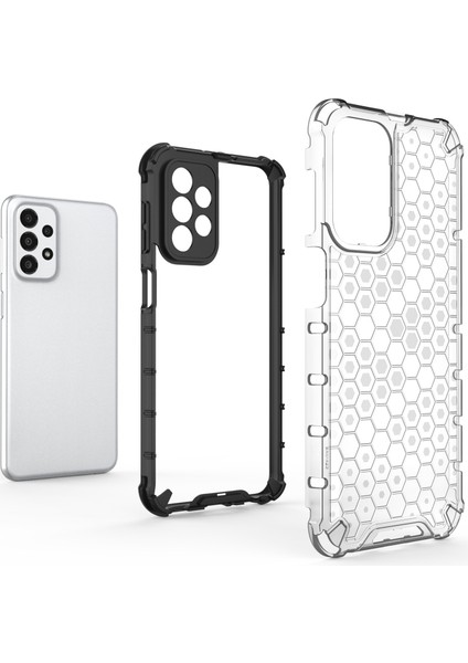 Samsung Galaxy A23 5g (Global Versiyon)/4g Petek Dokulu Yumuşak Tpu+Sert Pc Telefon Kılıf Hibrit Koruyucu Kapak Yeşil (Yurt Dışından) fiyatları