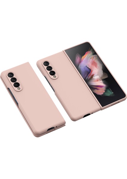 Seashell Digital Samsung Galaxy Z Fold3 Için 5g 5g Ka Finish Sert Pc Katlanır Telefon Kılıfı Hassas Kesim Koruyucu Kapak Pembe (Yurt Dışından)