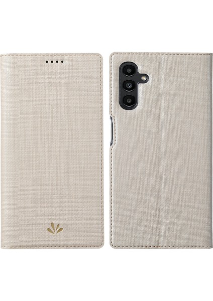 Pu Deri Stand Anti-Çizgi Anti Cep Telefon Çantası Kılıfı Samsung Galaxy A13 5G/A04S 4g (164.7 x 76.7 x 9.1 Mm) Için Otomatik Manyetik Kapalı Telefon Kapağı (Yurt Dışından)