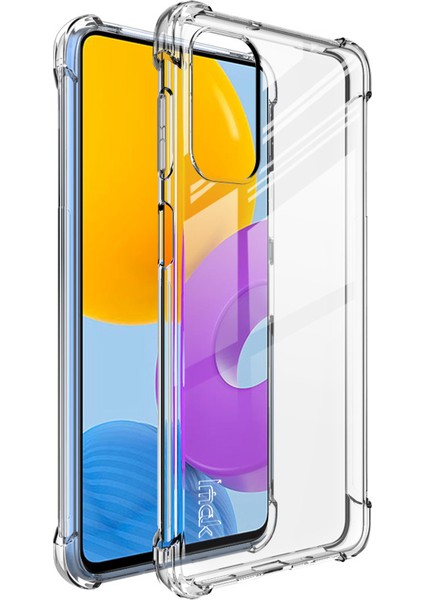 Köşe Hava Yastığı Samsung Galaxy M52 5g-Transparent Için Ekran Koruyucusu ile Her Şey Dahil Şok Emme Tpu Yumuşak Telefon Kılıfı (Yurt Dışından)