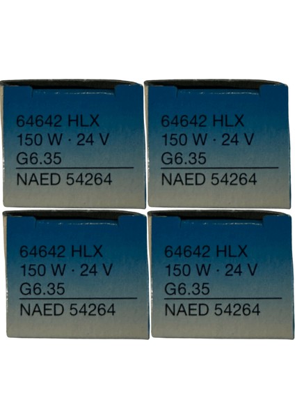 64642 Hlx 150W 24V G6.35 Fdv Mikroskop Lambası (4 Adet)