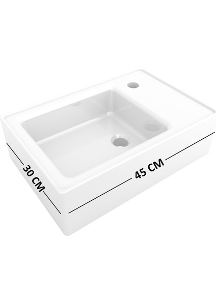 Karen Banyo Kemer 45 Cm,lavabolu,aynalı,banyo Dolabı,mat Antrasit,lavabo Dahil