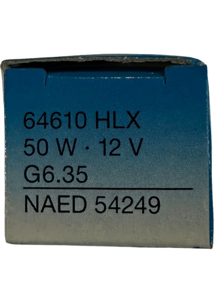 64610 Hlx 50W 12V G6.35 Duylu Brl Mikroskop Lambası (2 Adet)