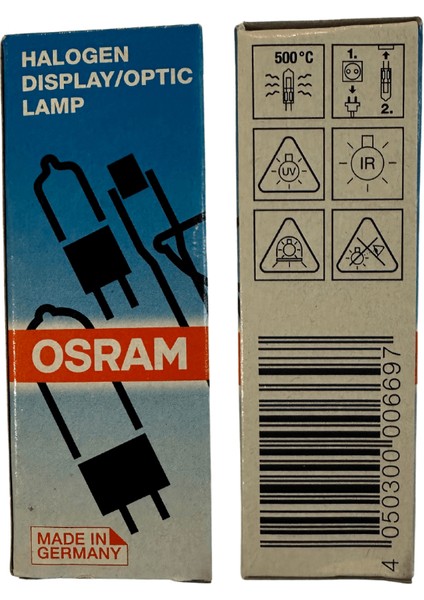 64610 Hlx 50W 12V G6.35 Duylu Brl Mikroskop Lambası (2 Adet)