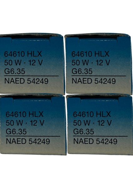 64610 Hlx 50W 12V G6.35 Duylu Brl Mikroskop Lambası (4 Adet)