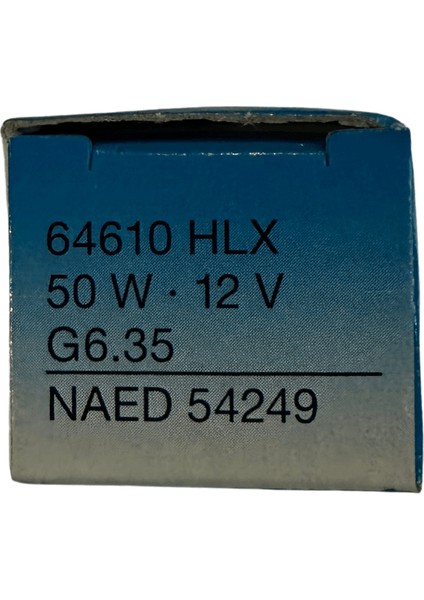 64610 Hlx 50W 12V G6.35 Duylu Brl Mikroskop Lambası (4 Adet)