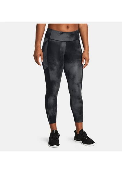 Under Armour Kadın UA Fly Fast 3.0 Baskılı Bilekte Tayt 1369772-006