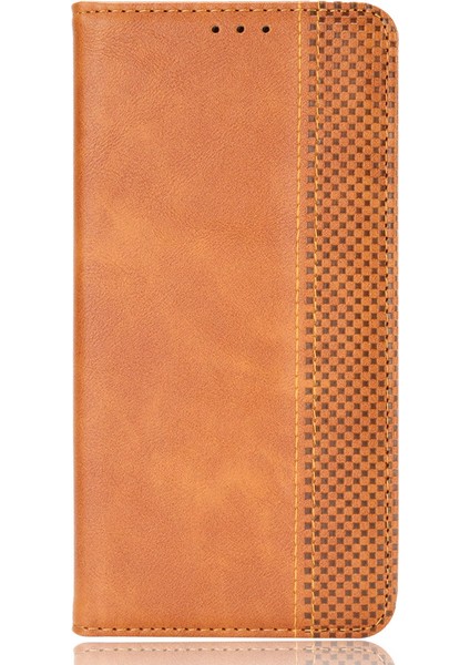 Samsung Galaxy A03 Için (164.2 x 75.9 x 9.1mm) Mozaik Vintage Pu Deri Kapak Stand Stand Gizli Manyetik Adsorpsiyon Şok Geçirmez Flip Cüzdan Vaka-Kahverengi (Yurt Dışından) fiyatları