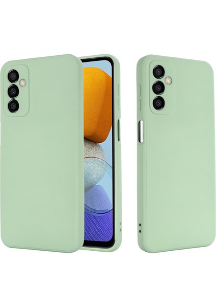 Samsung Galaxy M23 Için 5G/F23 5g Hassas Kesimler Şok Geçirmez Sıvı Silikon Kasa Yumuşak Mikrofiber Astar Kabuğu Kayış Yeşili ile (Yurt Dışından) fiyatları