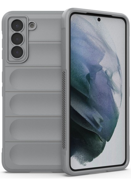Samsung Galaxy S21 5g Sağlam Yumuşak Tpu Arka Kapak Şok Geçirmez Aşamalı Aşamalı Telefon Kabuğu Vaka Işığı Gri (Yurt Dışından)
