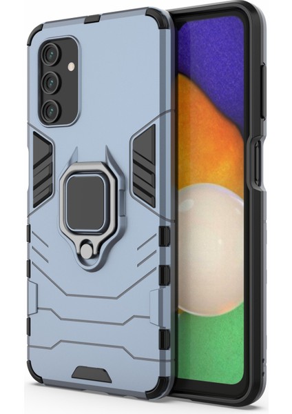 Şok Geçirmez Koruma 2-1 Arada Hibrid Sert Pc Yumuşak Esnek Tpu Samsung Galaxy A13 4g/5g-Dark Mavi Için Ring Kickstand ile (Yurt Dışından) fiyatları