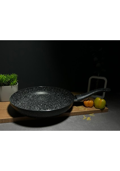 Yanmaz Yapışmaz Granit Tava 30CM