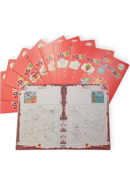 Renk Avcısı Boyama Kitabı 10 Kitap Set
