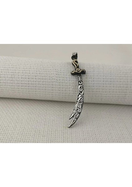 925 Ayar Gümüş Zülfikar Kılıç Tasarımlı Kolye Ucu fiyatları
