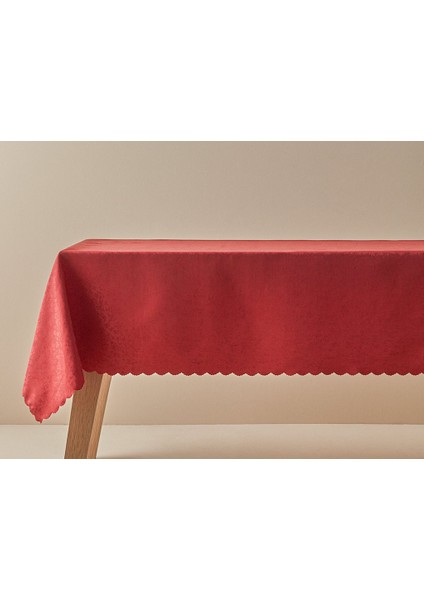 Marais Polyester Masa Örtüsü Kırmızı