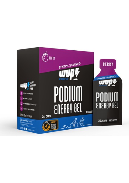 Podium Energy Gel Orman Meyveli 16 Saşe