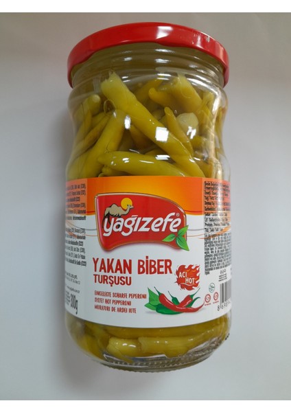 Yagızefe Yakan Biber Turşusu 660 gr