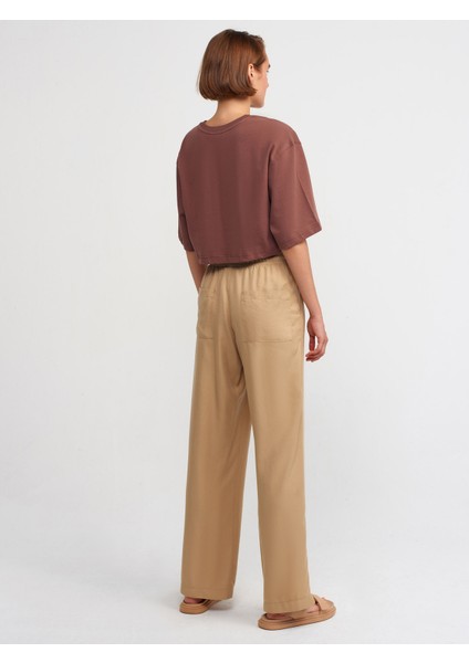 71150 Pijama Sitili Pantolon-Camel fiyatları