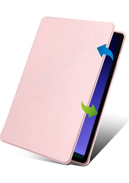Casestreet Samsung Galaxy Tab S9 SM-X710 Kılıf Standlı Katlanabilir Pu Silikon Tf2 Açık Pembe fiyatları